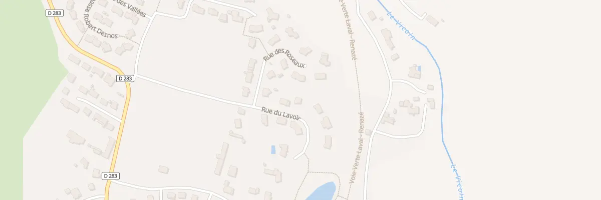 Plan du 5 Rue du Lavoir à Montigné-le-Brillant