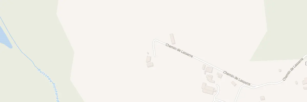 Plan du 664 Che de Lasserre à Saint-Boès