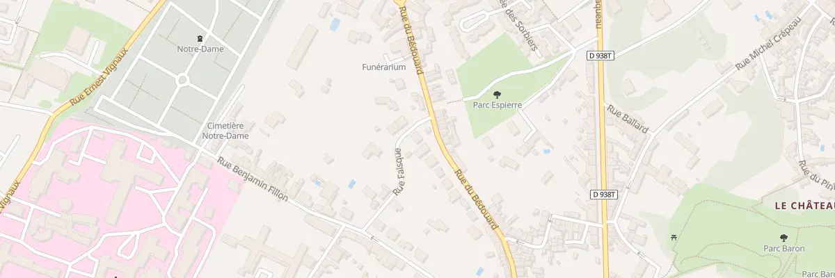 Plan du 14 Rue faisque à Fontenay-le-Comte