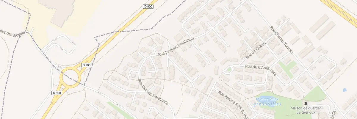 Plan du 5 Imp P Poisson de Bourvallais à Laval