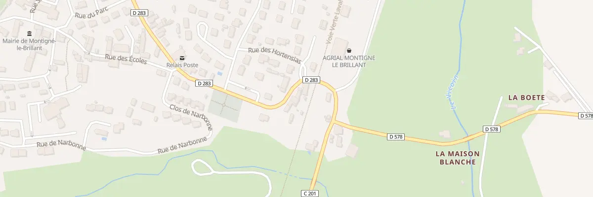Plan du 12 Rue Joseph Peigner à Montigné-le-Brillant