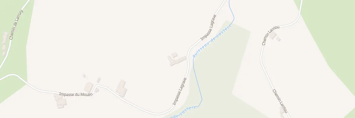 Plan du 1 Imp Lagrave à Angous