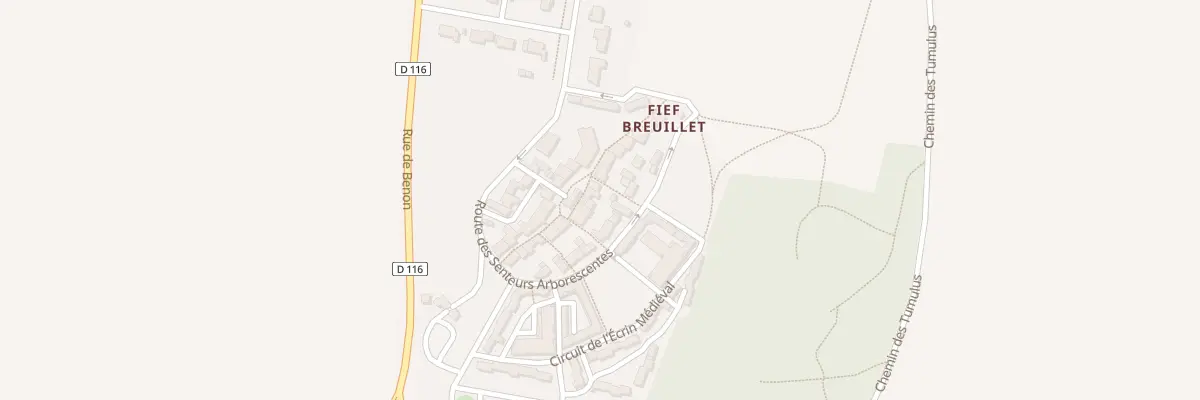 Plan du 2025F Fief Breuillet à Courçon