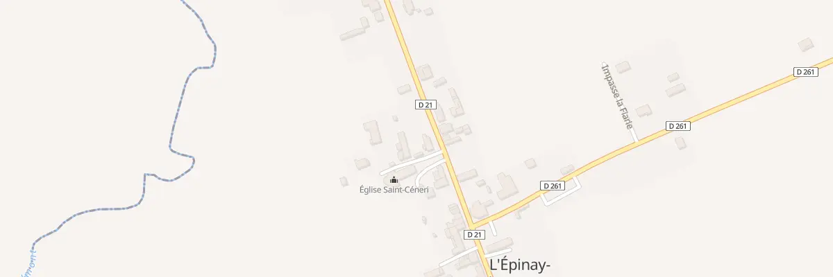 Plan du 7336 Rte de Passais l’Epinay Epinay à Passais Villages