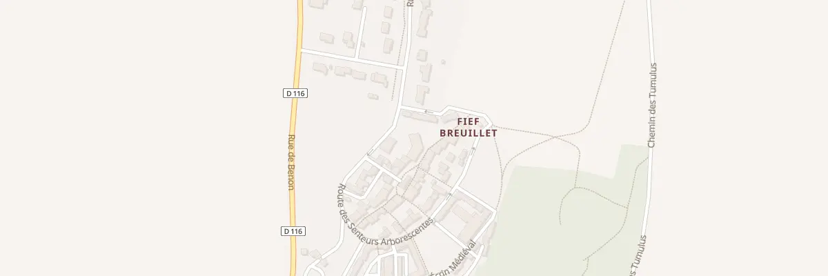 Plan du 6021 Fief Breuillet à Courçon