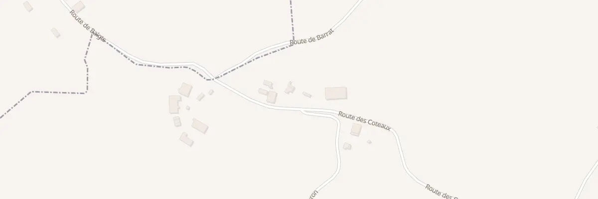 Plan du 163 Rte des Coteaux à Baigts