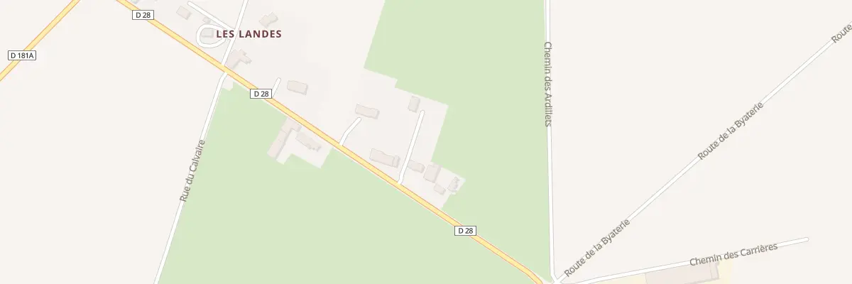 Plan du 5098F Landes à Foulognes
