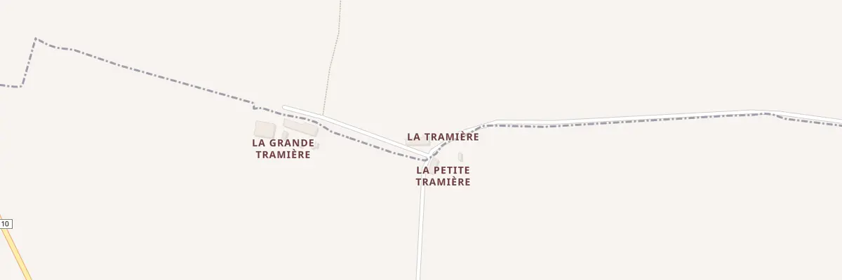 Plan du 310 Rte de la Tramière à Peuton