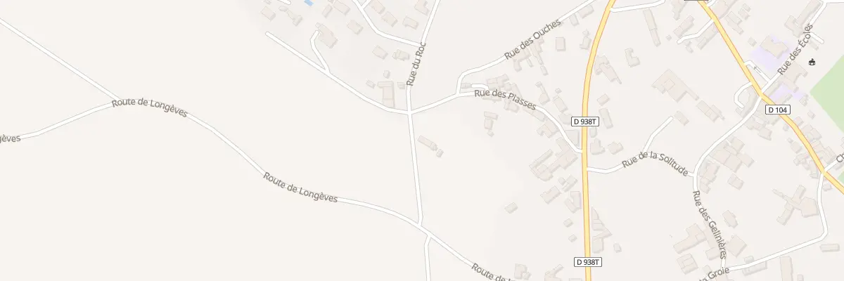 Plan du 47 Rue du roc à Pissotte