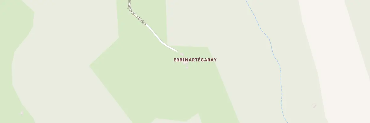 Plan du 961 Erbinartegaraiko bidea à Tardets-Sorholus