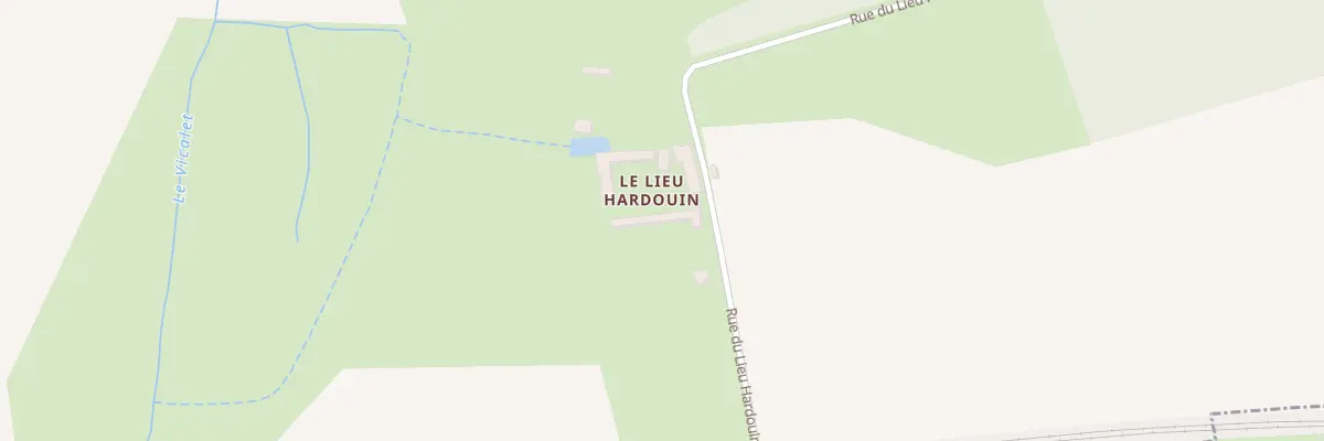 Plan du 540 Rue du Lieu Hardouin à Crouay