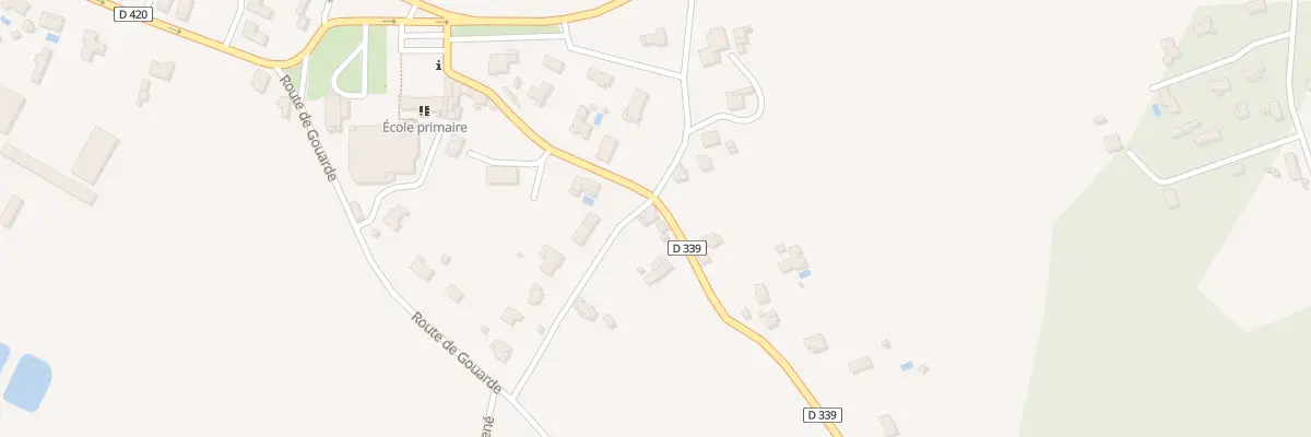 Plan du 240 Rte du Moulin d’Arthoux à Poyanne