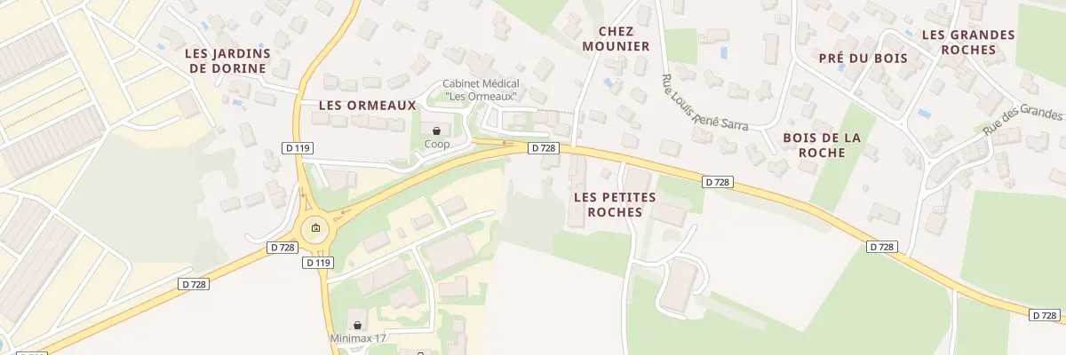 Plan du 2 Rue des Petites Roches à Corme-Royal