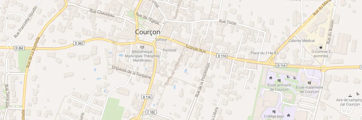 Plan du 2 Rle de la Boutine à Courçon