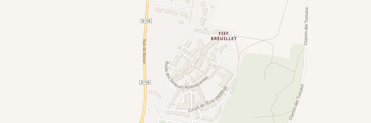 Plan du 5024F Fief Breuillet à Courçon