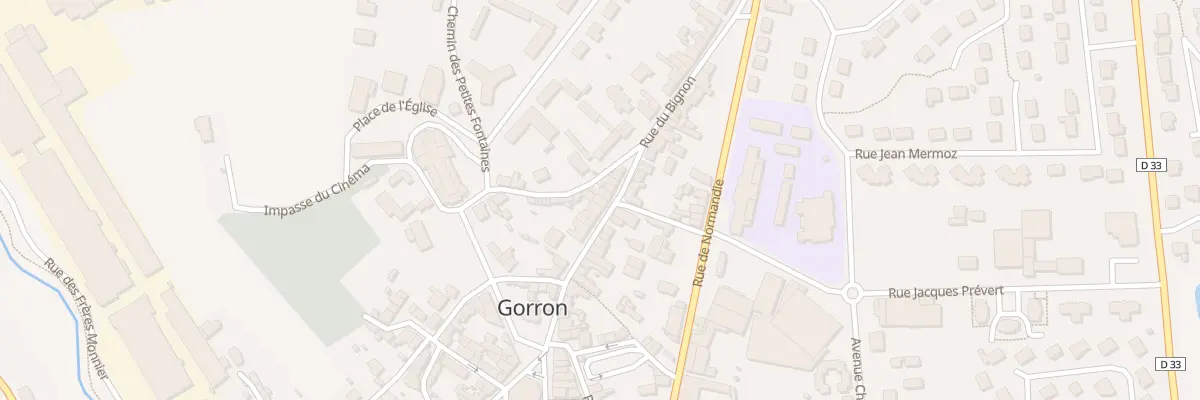 Plan du 21 Rue du Bignon à Gorron