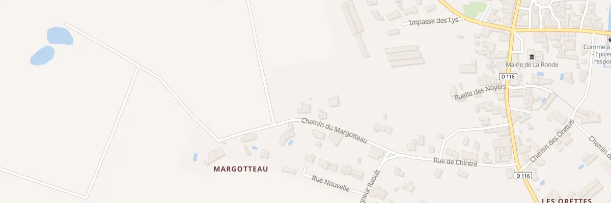 Plan du 5322 Rue de Margotteau à La Ronde