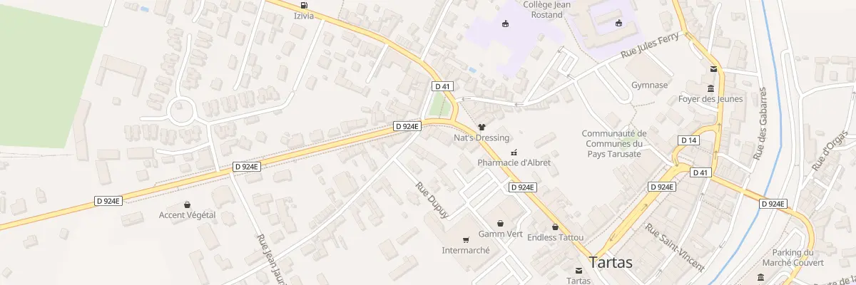 Plan du 262 Pl du Luc à Tartas