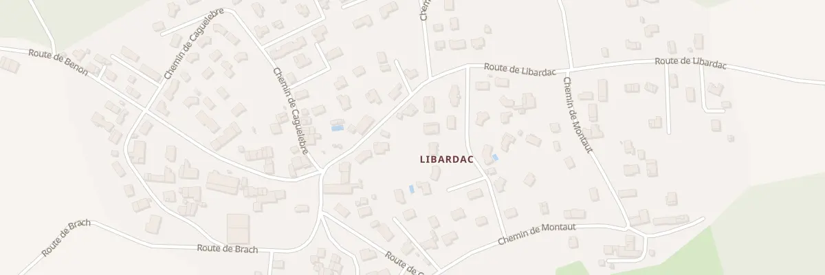 Plan du 46B Rte de Libardac à Listrac-Médoc