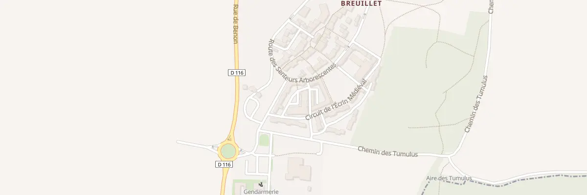 Plan du 3 Vc Dom du Cheval Dore à Courçon