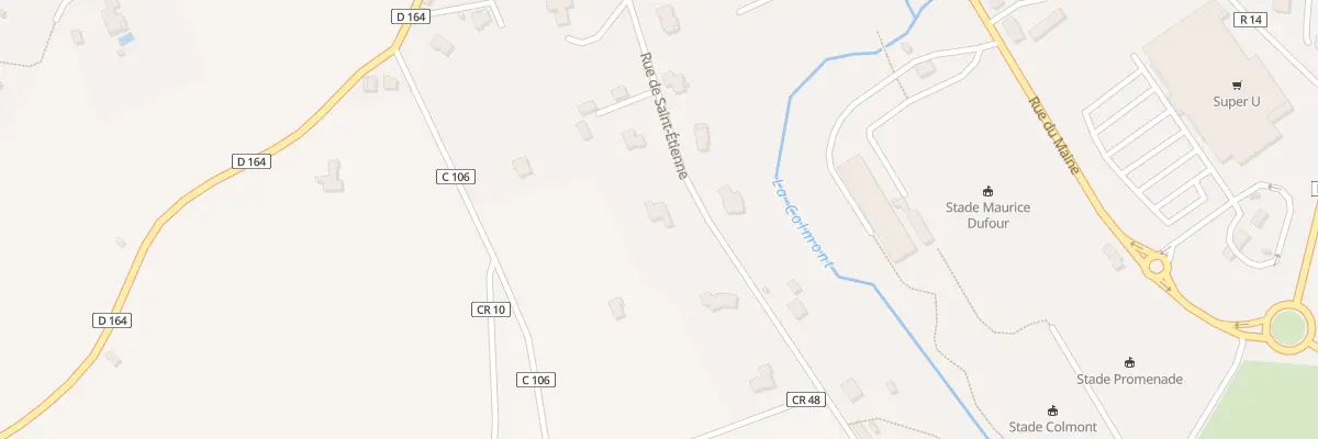 Plan du 14 Rte de St Etienne à Gorron