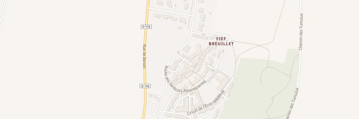 Plan du 5046F Fief Breuillet à Courçon