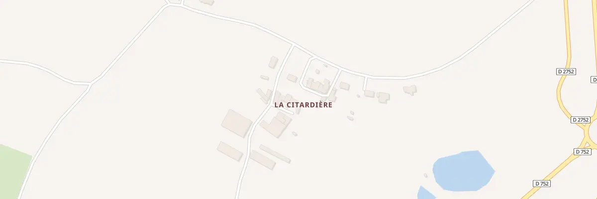 Plan du 5556 La Citardière à Montournais