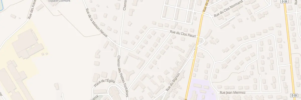 Plan du 16 Rue Saint Michel à Gorron