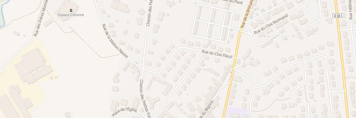 Plan du 12 Rue du Clos Fleuri à Gorron
