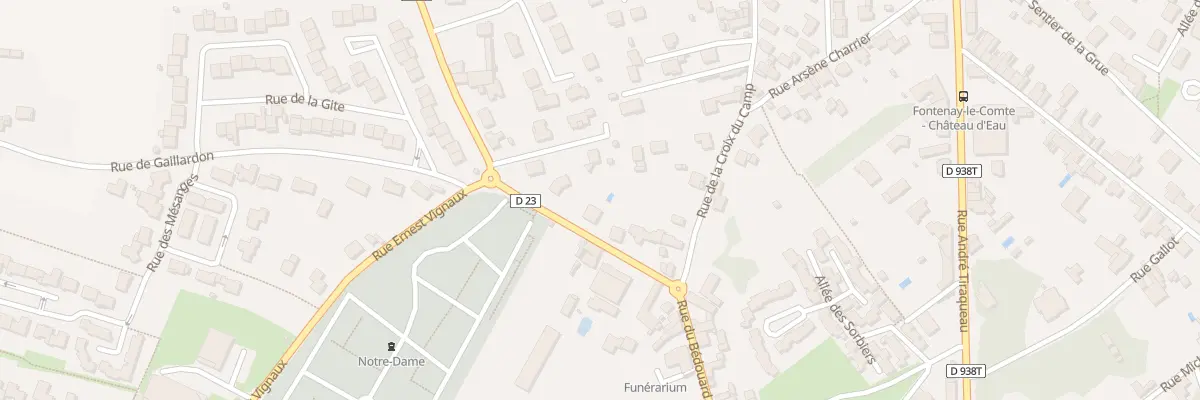 Plan du 70 Rue du bedouard à Fontenay-le-Comte