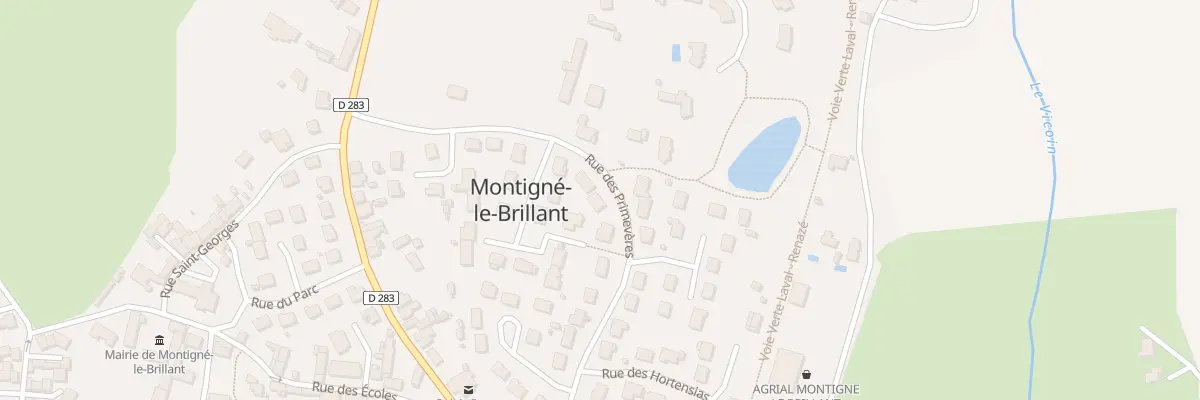 Plan du 11 Rue des Primevères à Montigné-le-Brillant