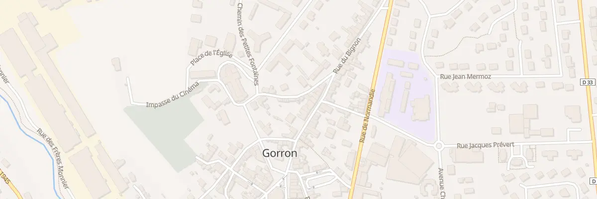 Plan du 12 Rue de la Croix à Gorron
