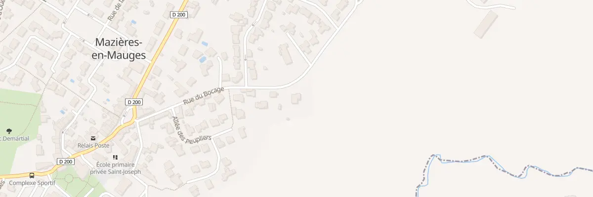 Plan du 26 Rue du bocage à Mazières-en-Mauges