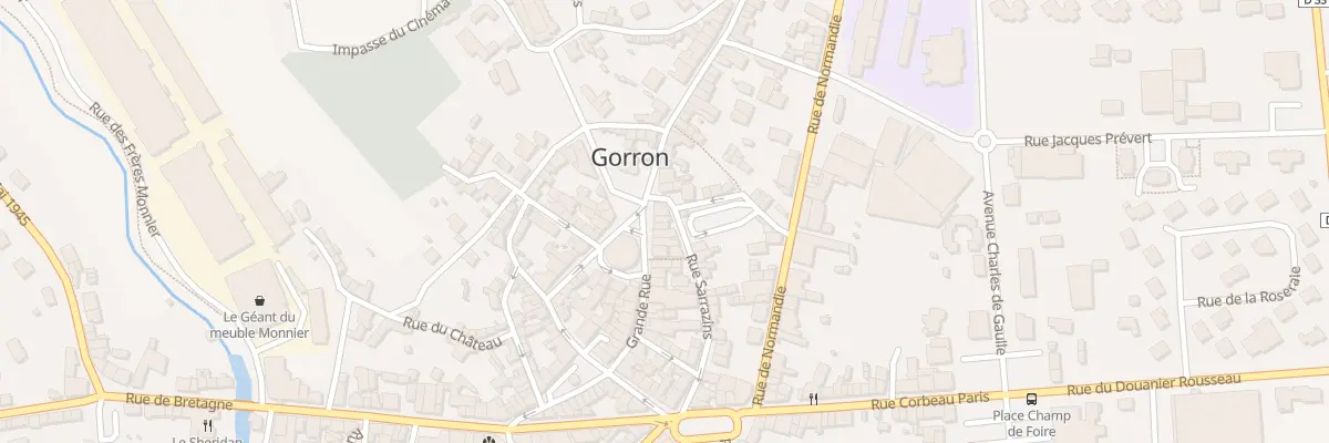 Plan du 3 Pl de la Mairie à Gorron