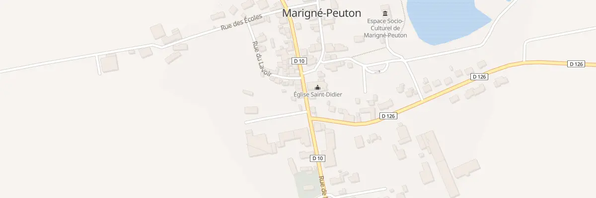 Plan du 24 Rue de l’Europe à Marigné-Peuton