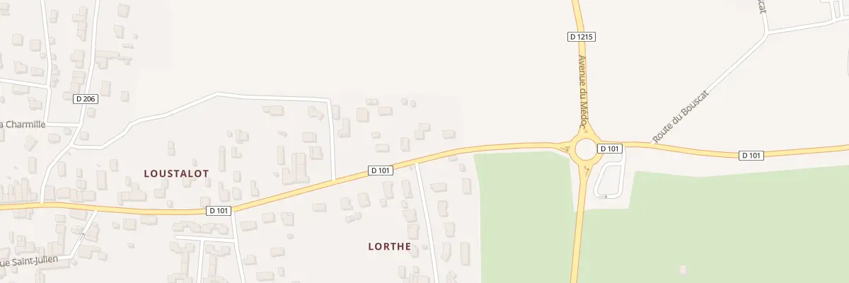 Plan du 85 Rue Marc Bourguedieu à Saint-Laurent-Médoc