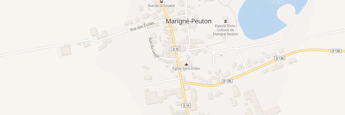 Plan du 18 Rue de l’Europe à Marigné-Peuton