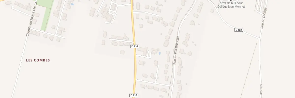 Plan du 52 Rue de Benon à Courçon