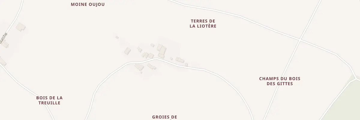 Plan du 13 Rue de la Liotere à Romegoux