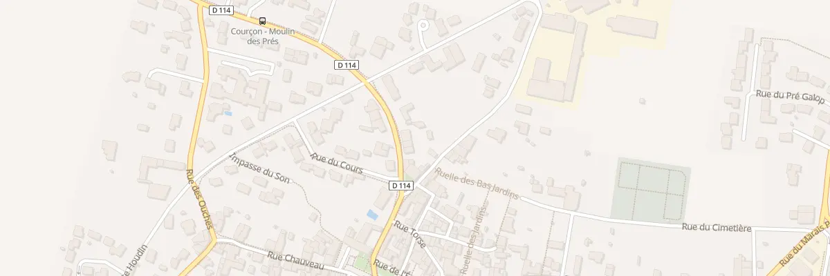 Plan du 5 Rue de Marans à Courçon