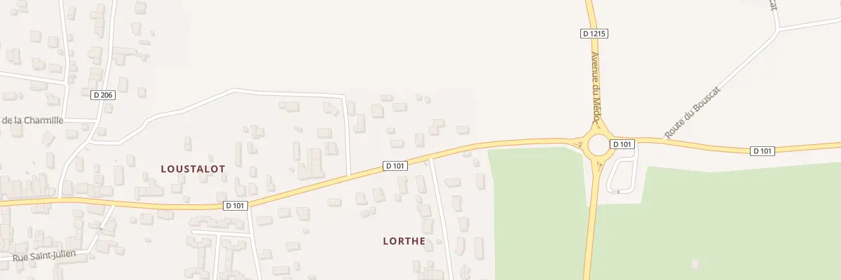 Plan du 83 Rue Marc Bourguedieu à Saint-Laurent-Médoc