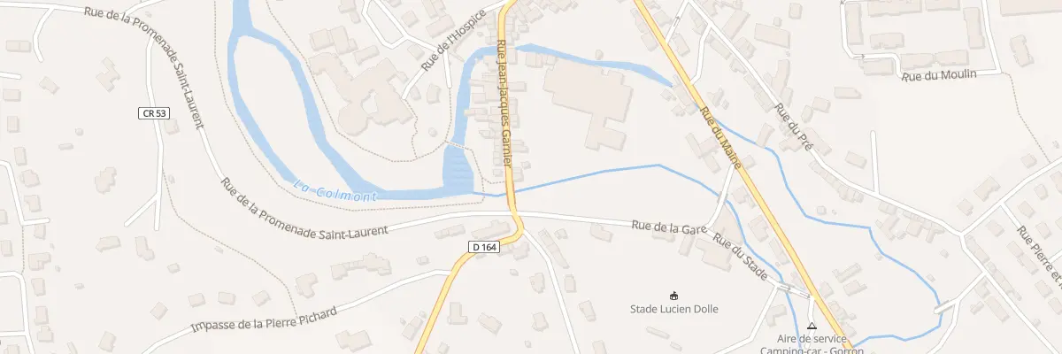 Plan du 63 Rue Jean Jacques Garnier à Gorron