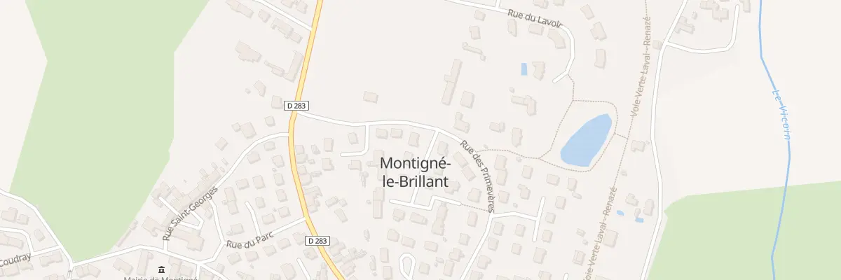 Plan du 2 Imp des Tilleuls à Montigné-le-Brillant