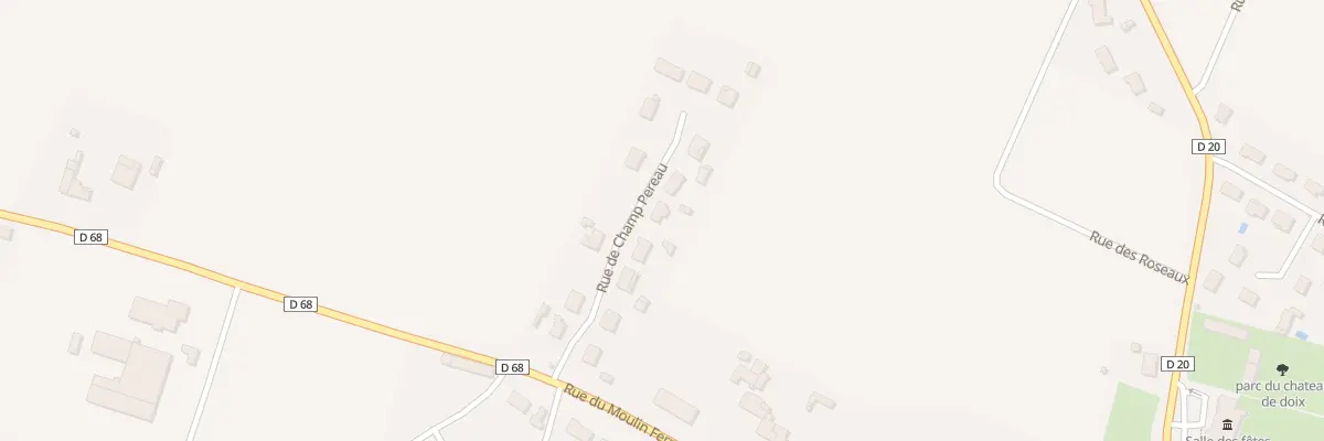 Plan du 28 Rue du champ pereau à Doix lès Fontaines