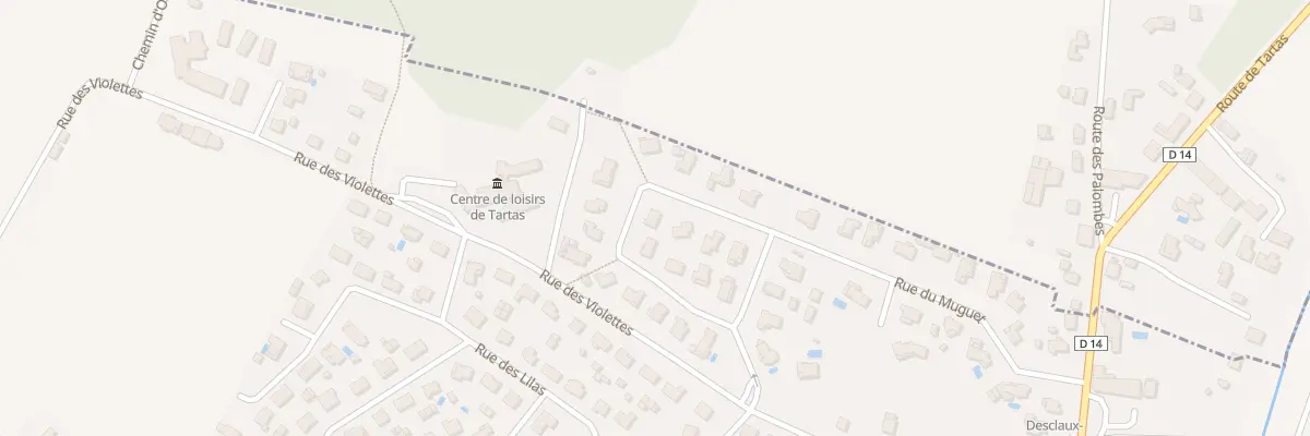 Plan du 8 Rue des Bruyeres à Tartas