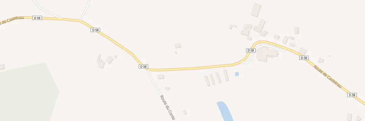 Plan du 546 Rte de Castelnau à Donzacq