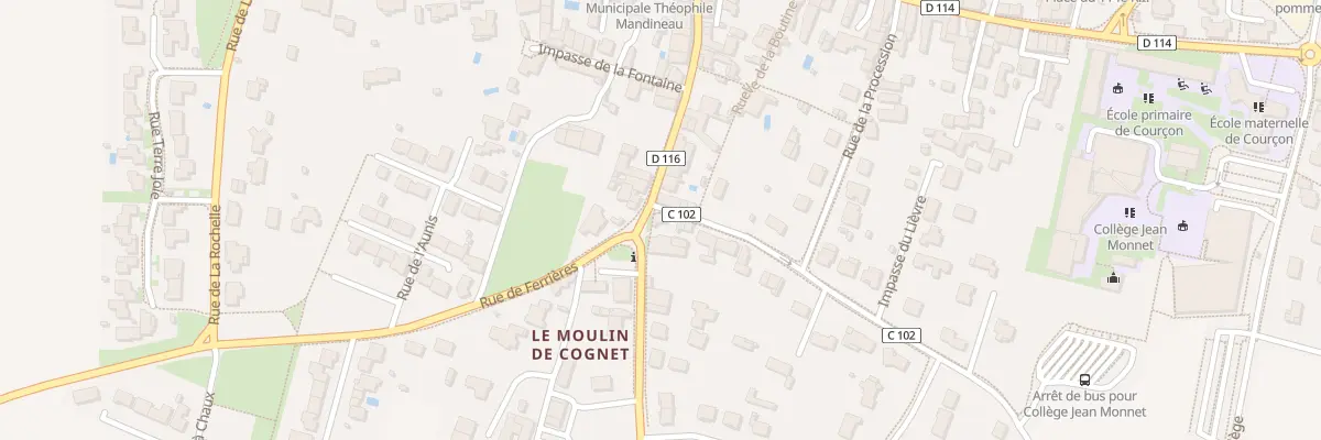 Plan du 36B Rue de Benon à Courçon