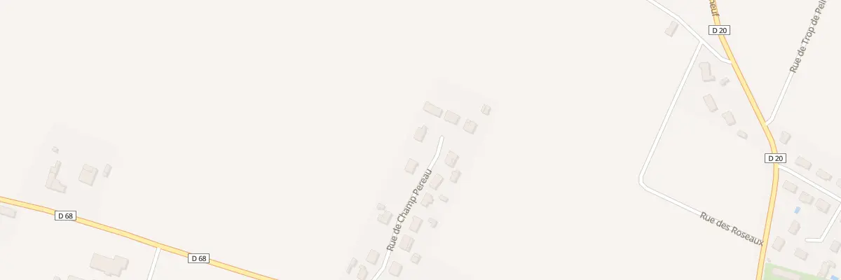 Plan du 41 Rue du champ pereau à Doix lès Fontaines