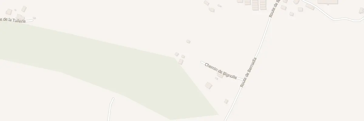 Plan du 2 Che de Bignolle à Audon
