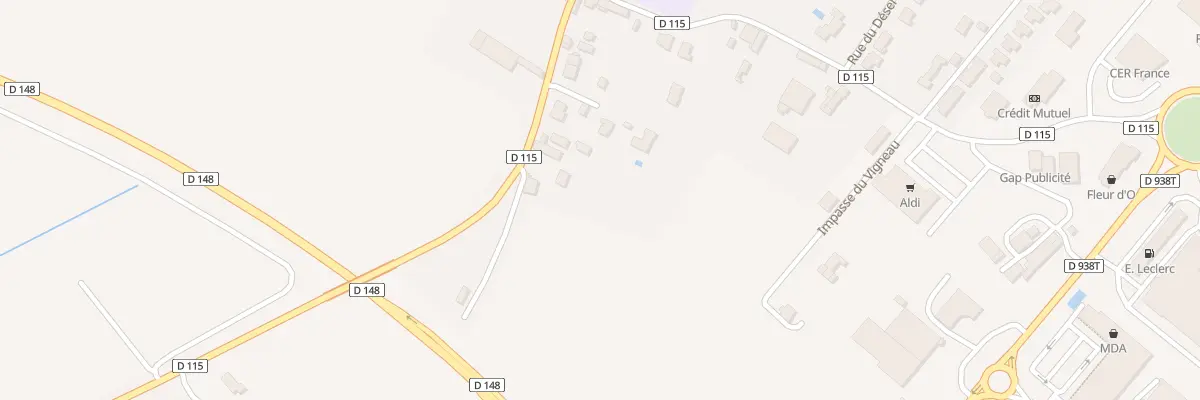 Plan du 115 Rue de la villa gallo-romaine à Fontenay-le-Comte